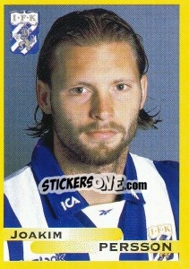 Cromo Joakim Persson - Fotboll. Allsvenskan 1999 - Panini