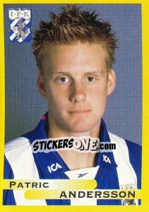 Cromo Patric Andersson - Fotboll. Allsvenskan 1999 - Panini
