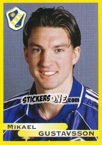 Cromo Mikael Gustavsson - Fotboll. Allsvenskan 1999 - Panini