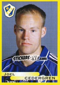 Cromo Joel Cedergren - Fotboll. Allsvenskan 1999 - Panini