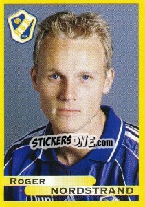 Cromo Roger Nordstrand - Fotboll. Allsvenskan 1999 - Panini