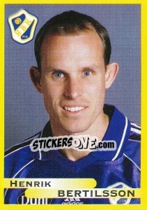 Cromo Henrik Bertilsson - Fotboll. Allsvenskan 1999 - Panini