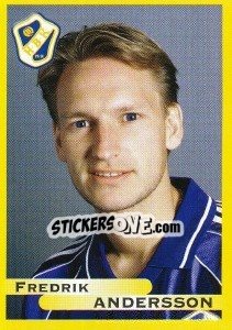 Cromo Fredrik Andersson - Fotboll. Allsvenskan 1999 - Panini