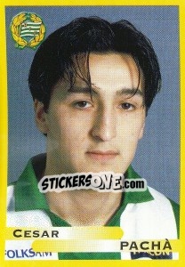 Cromo Cesar Pachà - Fotboll. Allsvenskan 1999 - Panini