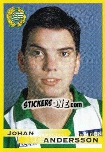 Figurina Johan Andersson - Fotboll. Allsvenskan 1999 - Panini