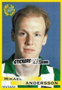 Sticker Mikael Andersson - Fotboll. Allsvenskan 1999 - Panini