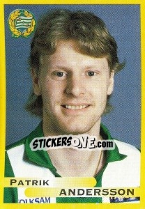 Sticker Patrik Andersson - Fotboll. Allsvenskan 1999 - Panini