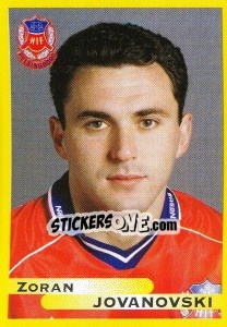 Sticker Zoran Jovanovski - Fotboll. Allsvenskan 1999 - Panini