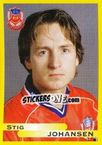 Cromo Stig Johansen - Fotboll. Allsvenskan 1999 - Panini