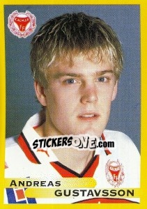 Sticker Andreas Gustavsson - Fotboll. Allsvenskan 1999 - Panini