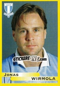Sticker Jonas Wirmola - Fotboll. Allsvenskan 1999 - Panini
