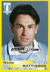 Cromo Hans Mattisson - Fotboll. Allsvenskan 1999 - Panini