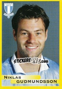 Cromo Niklas Gudmundsson - Fotboll. Allsvenskan 1999 - Panini