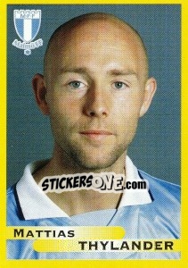 Sticker Mattias Thylander - Fotboll. Allsvenskan 1999 - Panini