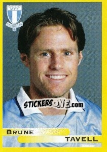 Cromo Brune Tavell - Fotboll. Allsvenskan 1999 - Panini