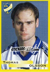 Cromo Thomas Olsson - Fotboll. Allsvenskan 1999 - Panini