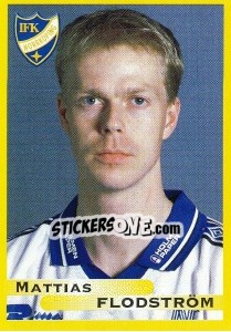 Cromo Mattias Flodström - Fotboll. Allsvenskan 1999 - Panini