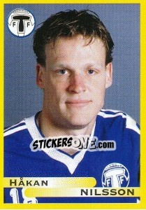 Cromo Håkan Nilsson - Fotboll. Allsvenskan 1999 - Panini