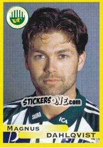 Sticker Magnus Dahlqvist - Fotboll. Allsvenskan 1999 - Panini