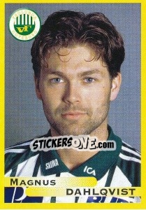 Cromo Magnus Dahlqvist - Fotboll. Allsvenskan 1999 - Panini