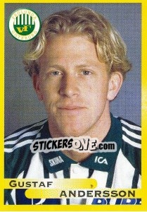 Sticker Gustaf Andersson - Fotboll. Allsvenskan 1999 - Panini