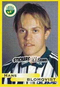 Cromo Hans Blomqvist - Fotboll. Allsvenskan 1999 - Panini