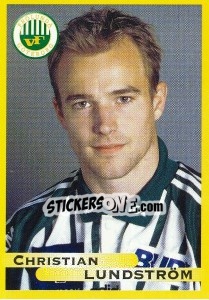 Sticker Christian Lundström - Fotboll. Allsvenskan 1999 - Panini