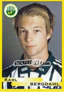 Sticker Karl Bergdahl - Fotboll. Allsvenskan 1999 - Panini