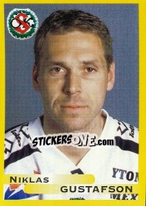 Sticker Niklas Gustafson - Fotboll. Allsvenskan 1999 - Panini