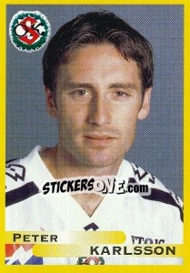 Cromo Peter Karlsson - Fotboll. Allsvenskan 1999 - Panini