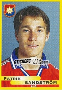 Sticker Patrik Sandström - Fotboll. Allsvenskan 1999 - Panini