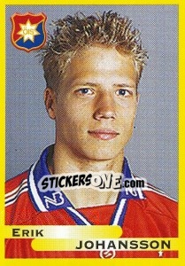 Cromo Erik Johansson - Fotboll. Allsvenskan 1999 - Panini