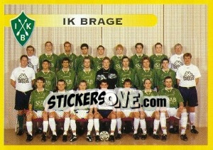 Cromo IK Brage (Lagbild) - Fotboll. Allsvenskan 1999 - Panini