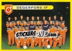 Cromo Degerfors IF (Lagbild) - Fotboll. Allsvenskan 1999 - Panini