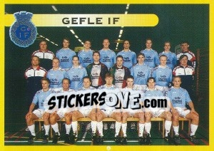 Sticker Gefle IF (Lagbild) - Fotboll. Allsvenskan 1999 - Panini