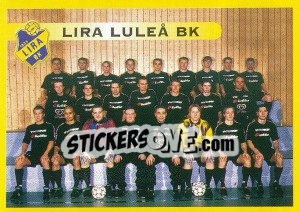 Cromo Lira Luleå BK (Lagbild) - Fotboll. Allsvenskan 1999 - Panini