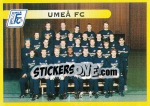 Sticker Umeå FC (Lagbild) - Fotboll. Allsvenskan 1999 - Panini