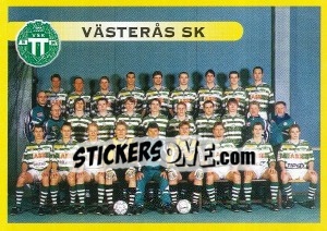 Sticker Västerås SK (Lagbild) - Fotboll. Allsvenskan 1999 - Panini