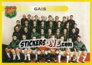 Sticker GAIS (Lagbild) - Fotboll. Allsvenskan 1999 - Panini