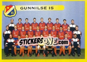 Sticker Gunnilse IS (Lagbild) - Fotboll. Allsvenskan 1999 - Panini