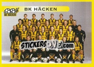 Figurina BK Häcken (Lagbild) - Fotboll. Allsvenskan 1999 - Panini