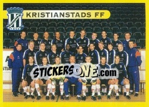 Sticker Kristianstads FF (Lagbild) - Fotboll. Allsvenskan 1999 - Panini