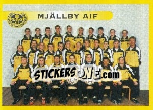 Figurina Mjällby AIF (Lagbild) - Fotboll. Allsvenskan 1999 - Panini