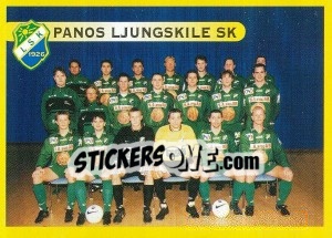 Cromo Panos Ljungskile Sk (Lagbild) - Fotboll. Allsvenskan 1999 - Panini