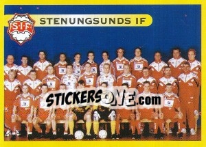Figurina Stenungsunds IF (Lagbild) - Fotboll. Allsvenskan 1999 - Panini