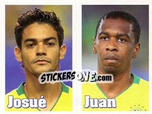 Sticker Josué / Juan - Estrelas da Seleção o Brasil na Copa do Mundo de 2010 n. 12 - Panini