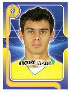 Cromo Alex (Portrait) - Estrelas da Seleção o Brasil na Copa do Mundo de 2010 - Panini