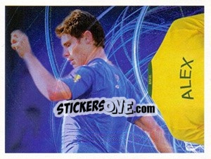 Sticker Alex (Camiseta) - Estrelas da Seleção o Brasil na Copa do Mundo de 2010 - Panini