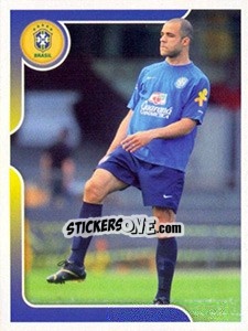 Figurina Alex Costa no treinamento - Estrelas da Seleção o Brasil na Copa do Mundo de 2010 n. 40 - Panini