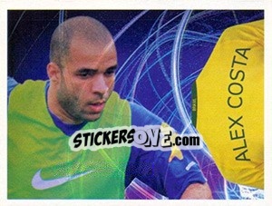 Sticker Alex Costa (Camiseta) - Estrelas da Seleção o Brasil na Copa do Mundo de 2010 n. 41 - Panini